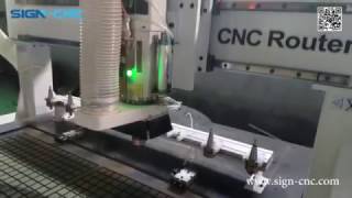 SIGN-CNC ATC (automatic tool changer) cnc router for woodworking