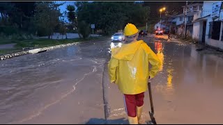 Inundaciones en Cuenca por fuerte aguacero