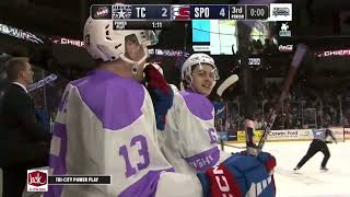 Spokane Chiefs Vs Tri-City Americans end of game brawl 2/25/23