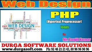 Php tutorials||onlinetraining||Php ||loops by Ranjit kumar