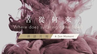 【禪語片刻 A Zen Moment】 第四集 苦從何來 | EP4 Where does suffering come from?