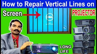 How to Repair | Vertical Lines on Projector - Screen