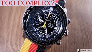 TOO COMPLEX? Seiko Flightmaster SNA411P1 Review