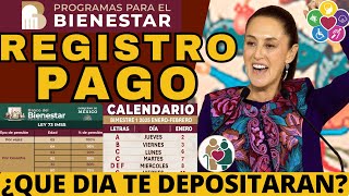 🚨REGISTROS 2025 NUEVA TARJETA ENERO PROXIMOS PAGOS CALENDARIO BIENESTAR ADULTO MAYOR DISCAPACIDAD