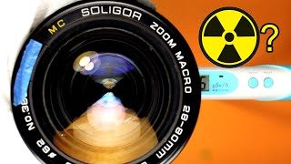 Testing lenses for Gamma radiation : Soligor 28-80mm F3.5-4.5 lens.