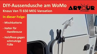 WoMo Aussendusche am Van Ti 650 MEG Vansation  23 12 2024