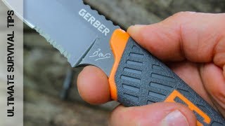 NEW - Gerber Bear Grylls Ultimate Compact Fixed Blade Survival Knife - Review