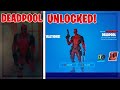 Finally UNLOCKING DEADPOOL Skin In Fortnite Battle Royale! (How To Unlock Deadpool skin!)