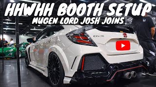 WE FIND RARE MUGEN CATALOG BUILD @JOSHSTAGRAM // HHWHH BOOTH SETUP // TUNER REVO SOCAL OPENER 2023