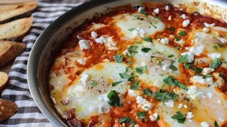 Shakshuka Recipe (Eggs Poached in Spicy Tomato Pepper Sauce) | Food Wishes