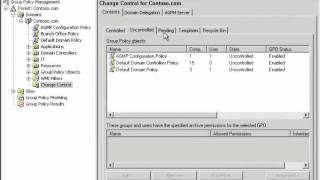 Controlling Group Policy Using AGPM.wmv