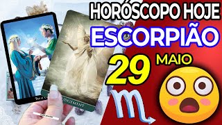 UM PRESENTE INESPERADO😍 Horoscopo do dia de hoje ESCORPIÃO 29 maio 2022♏️tarô Escorpião 29 MAIO 2022