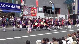 2017.07.29.　新宿エイサー祭り　３回目　アルタ前　横田西多摩エイサー太鼓