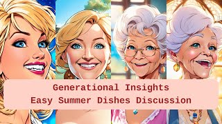 Generational Insights: Easy Summer Dishes Discussion