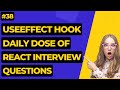#38 useEffect Hook? | React Interview Questions #react #reactinterviewquestions #codingdoctor