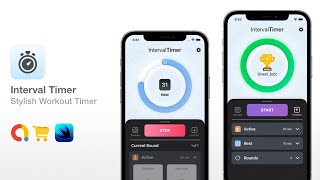 Interval Timer - HIIT Workout Timer - iOS Interval Timer Source Code | SwiftUI Full Xcode Project