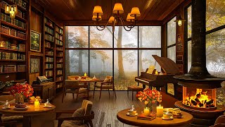 Cozy Coffee Shop Ambience & Relaxing Jazz Music ☕ Smooth Jazz Background Music for Work, Focus