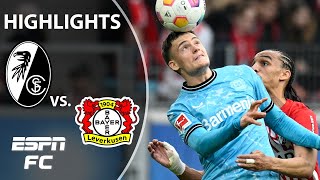 🚨 NEVER A DOUBT 🚨 Freiburg vs. Bayer Leverkusen | Bundesliga Highlights | ESPN FC