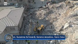 Terremoto Turchia, oltre 40 mila i morti e 8 mila persone estratte vive - Porta a porta 14/02/2023