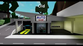Old Brookhaven Buildings Vs The New Revamped Buildings! (Roblox)