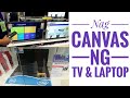 Nag canvas ng TV & Laptop | vlog