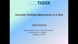 Doctiger Legal in 40 seconds.
