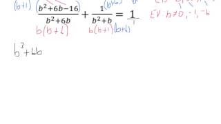 L9.5 V6 Solving Rational Equations Ex 5