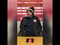 26 11 2022 post match interview kimberley miners welfare fc ucl