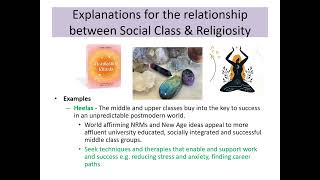 09 Religiosity & Social Groups 02: Social Class and Age