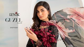 Iznik Guzel lawn 2024 | Iznik Exclusive Lawn Unstitched Collection 2024