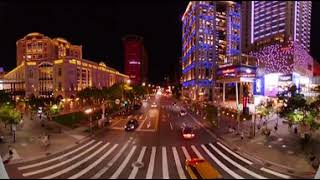 松高路天橋·夜景360度4K縮時攝影