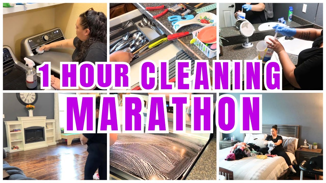 1 Hour Cleaning Marathon 1 Hour Cleaning Motivation Clean With Me