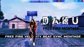 Daku Lofi Song Free Fire Montage | Daku Song Free Fire Remix ~ X Hunter Yt