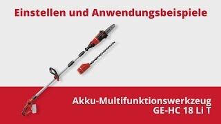 Zusammenbau eines Einhell Akku-Multifunktionswerkzeugs | GE-HC 18 Li T