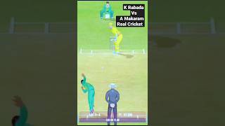 K Rabada vs A Makram in real cricket 22 || Xook TN ||