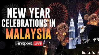 Malaysia New Year Celebrations LIVE| Fireworks at Petronas Twin Towers| Kuala Lumpur | New Year 2025