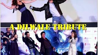 Varun Dhawan TRIBUTE to ShahRukh Khan Dilwale Gerua Launch
