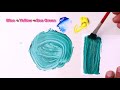 how to make sea green color mix acrylic colors