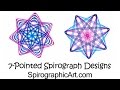How-To Spirograph: 7-Pointed Designs