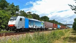 Güterverkehr im Blockabstand in Graben-Neudorf - BLS Cargo, SBB Cargo, Alpinisten uvm.