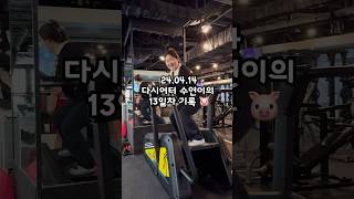 다시어터 수연이의 13일차 기록 🐷 #헬스 #운동 #팀맥스큐