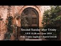 Second Sunday after Trinity -9 June 2024