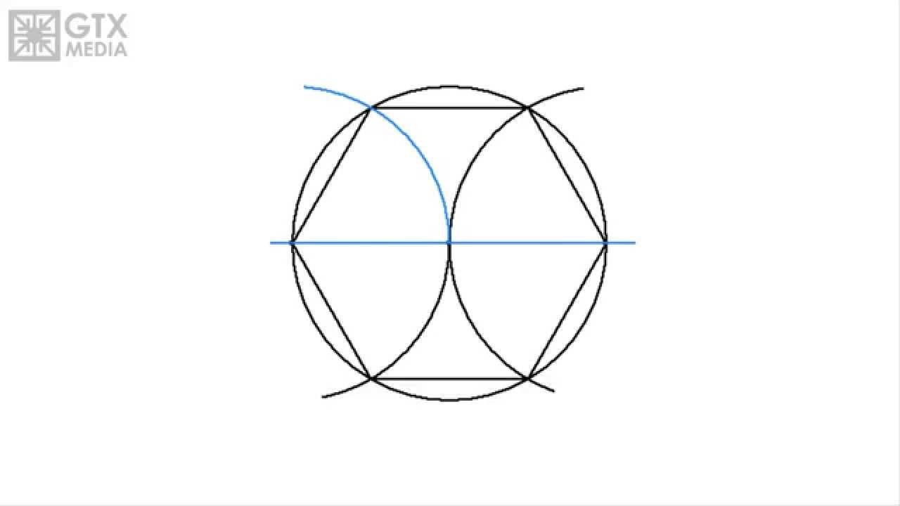 Constructing A Regular Hexagon Youtube