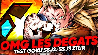 Des dégâts absurdes ! Test Goku SSJ3 END ZTUR ! DOKKAN BATTLE