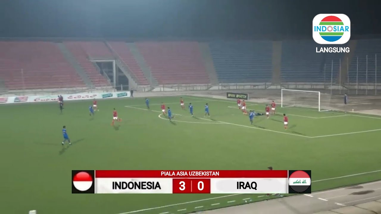 🔴SEDANG BERLANGSUNG - INDONESIA VS IRAQ - PIALA ASIA.... - YouTube