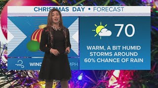 New Orleans Weather 10pm: Enjoy a warm Christmas with expected showers