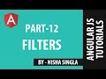 AngularJS Tutorial 12 - FILTERS