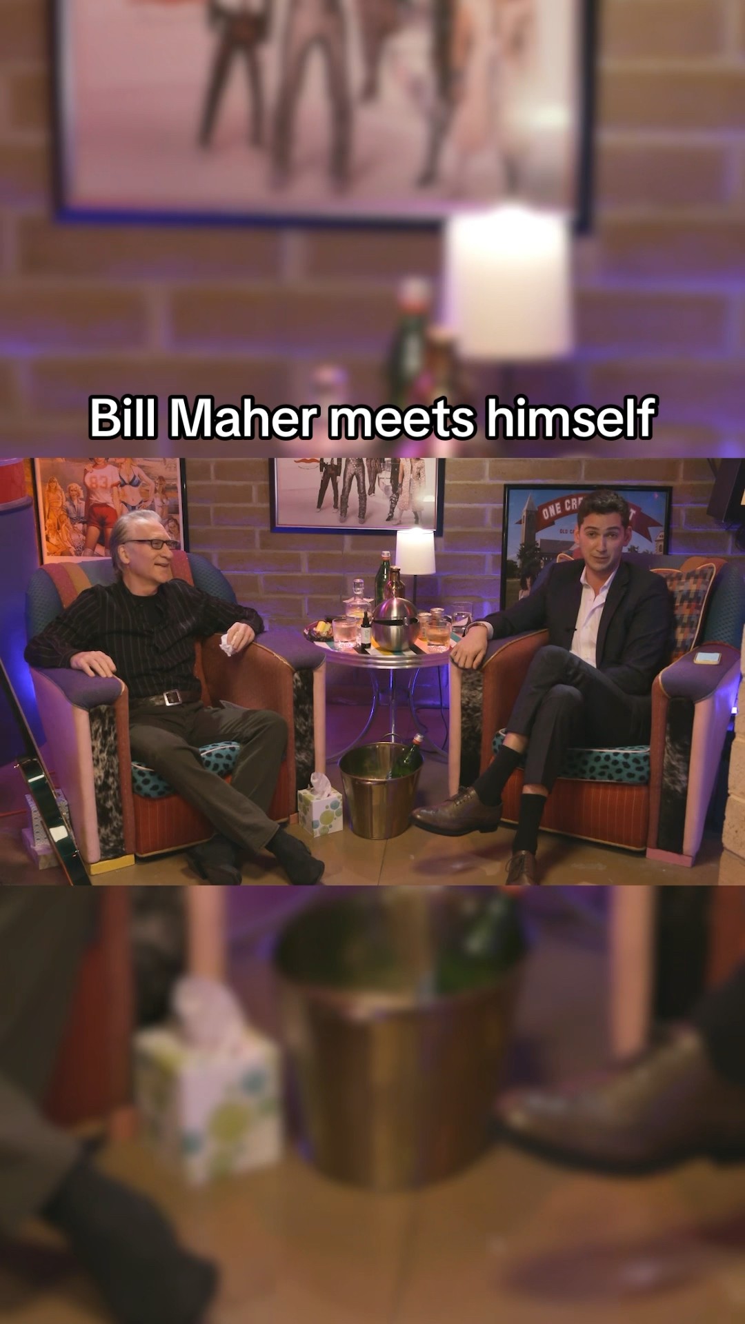 Bill Maher meets himself