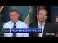 moderna ceo discusses company innovation following ipo