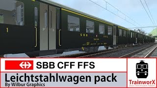 TrainworX SBB CFF FFS Leichtstahlwagen by Wilbur Graphics